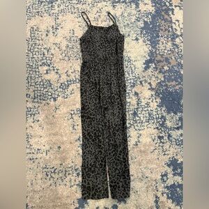 Leopard Print Jumpsuit